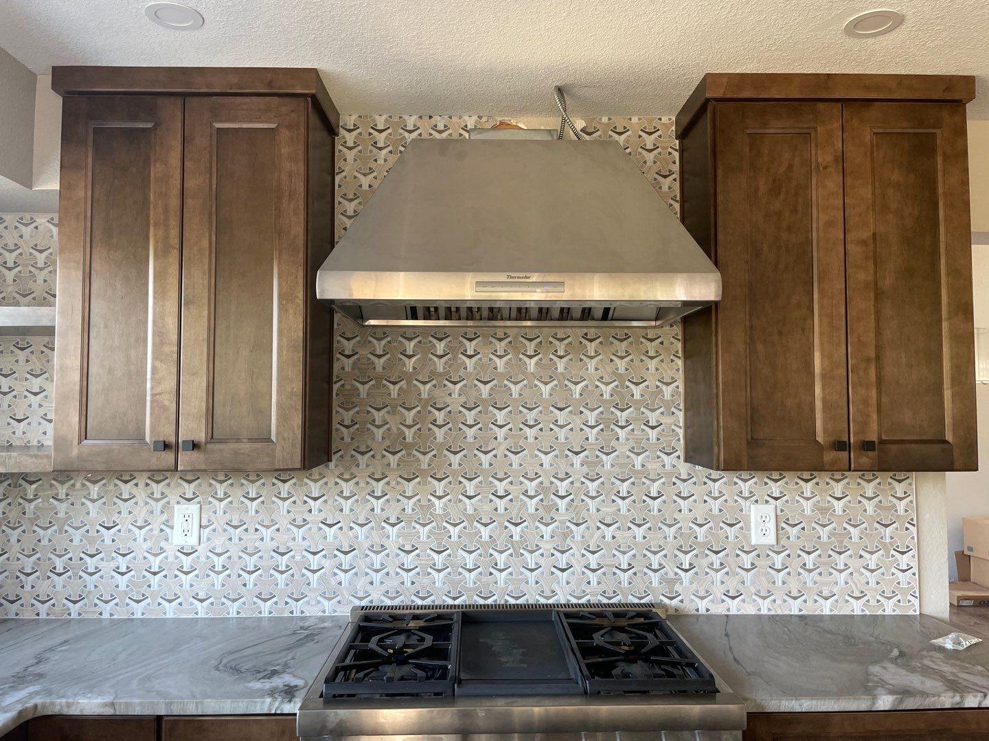 Walnut Cabinets & Thermador Kitchen